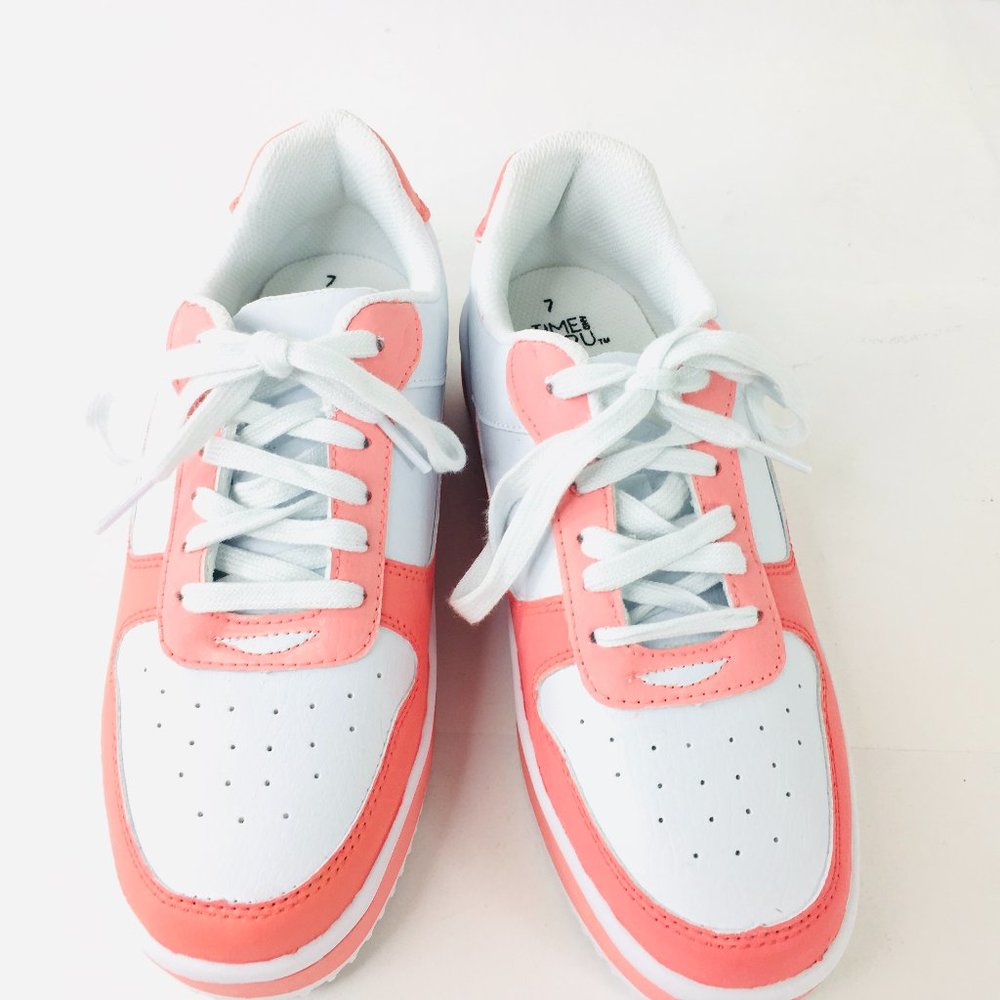 New- Pastel Pink 2-Tone Custom Painted Shoes